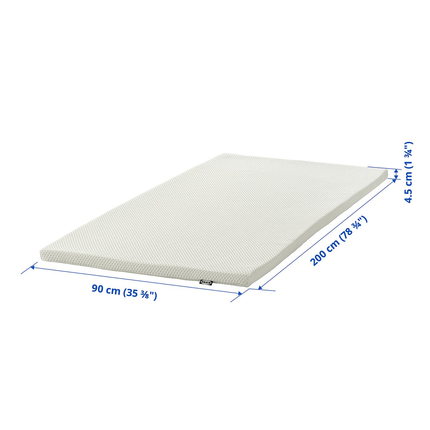 Illustration with measurements for the product: NORDBERGET.