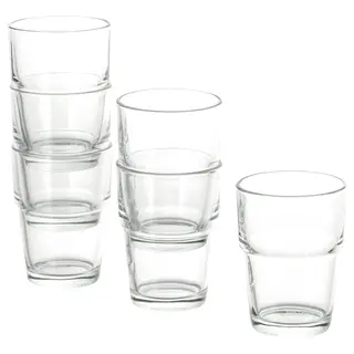 REKO glass, clear glass, 17 cl