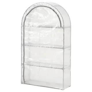 ASPAREN greenhouse, transparent white, 95x32x162 cm
