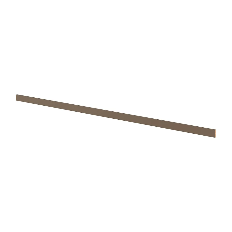 VOXTORP: brown, rectangular, fibreboard shelf, high-gloss foil, 25 year guarantee.