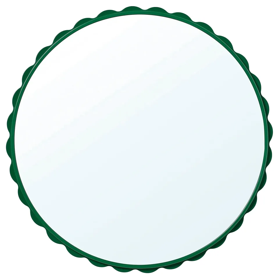 DAGGKAPRIFOL Mirror, dark green, 60 cm