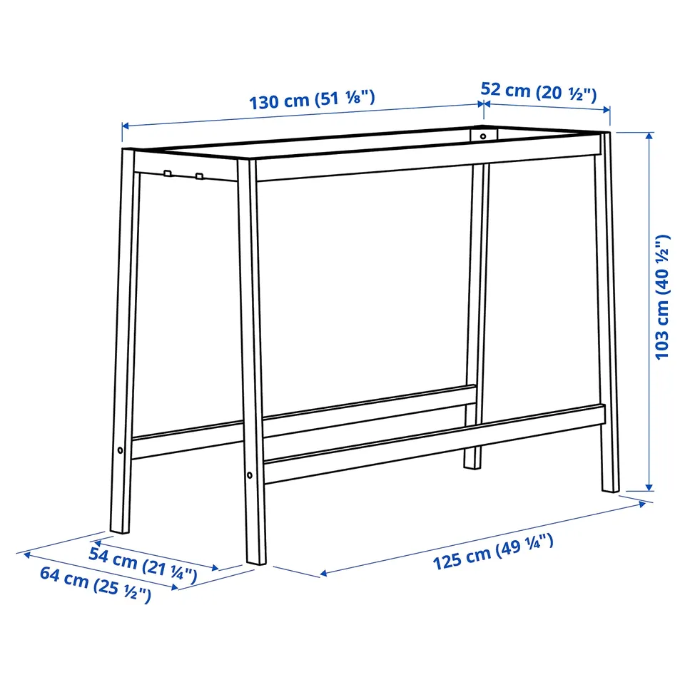 part: MITTZON underframe for conference table