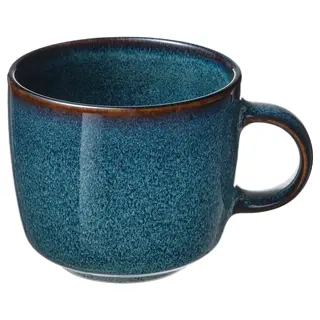 GLADELIG mug, blue, 37 cl