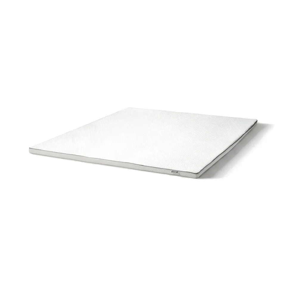 NÄSTABERG Mattress pad, white, 150x200 cm