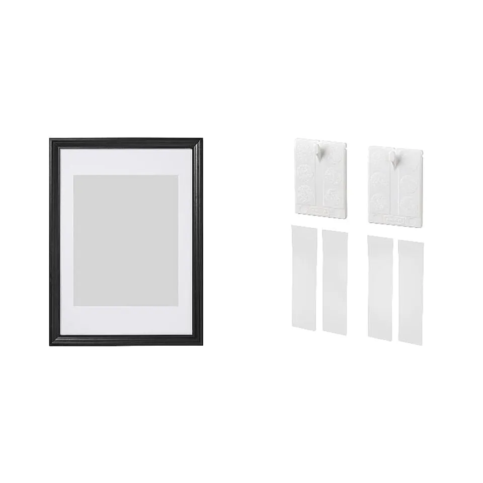 frame + adhesive hook ×2, photo 1