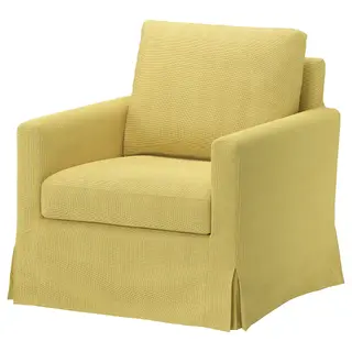 SALTSJÖBADEN cover for rocking/swivel armchair, Fridtuna yellow