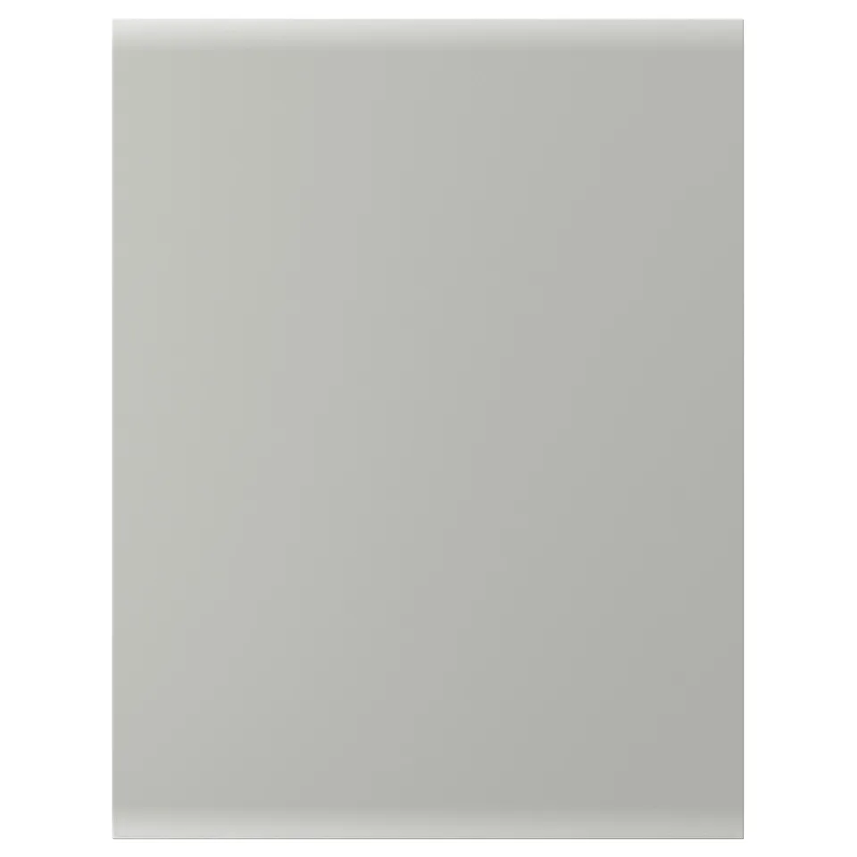 Light grey HAVSTORP kitchen front, rectangle, smooth acrylic paint & fibreboard.