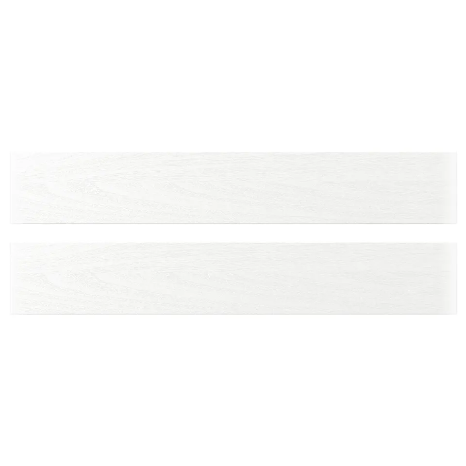 ENKÖPING white cabinet doors. Classic design, durable foil, wood-like texture.