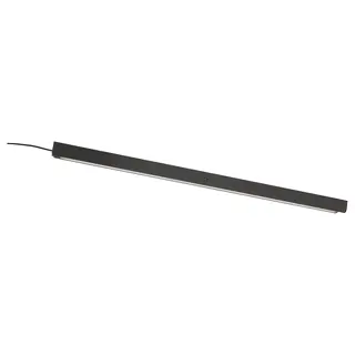 ÖVERSIDAN LED wardrobe lighting strp w sensor, dimmable dark grey, Length 71 cm