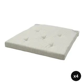 JUSTINA set: chair pad x4