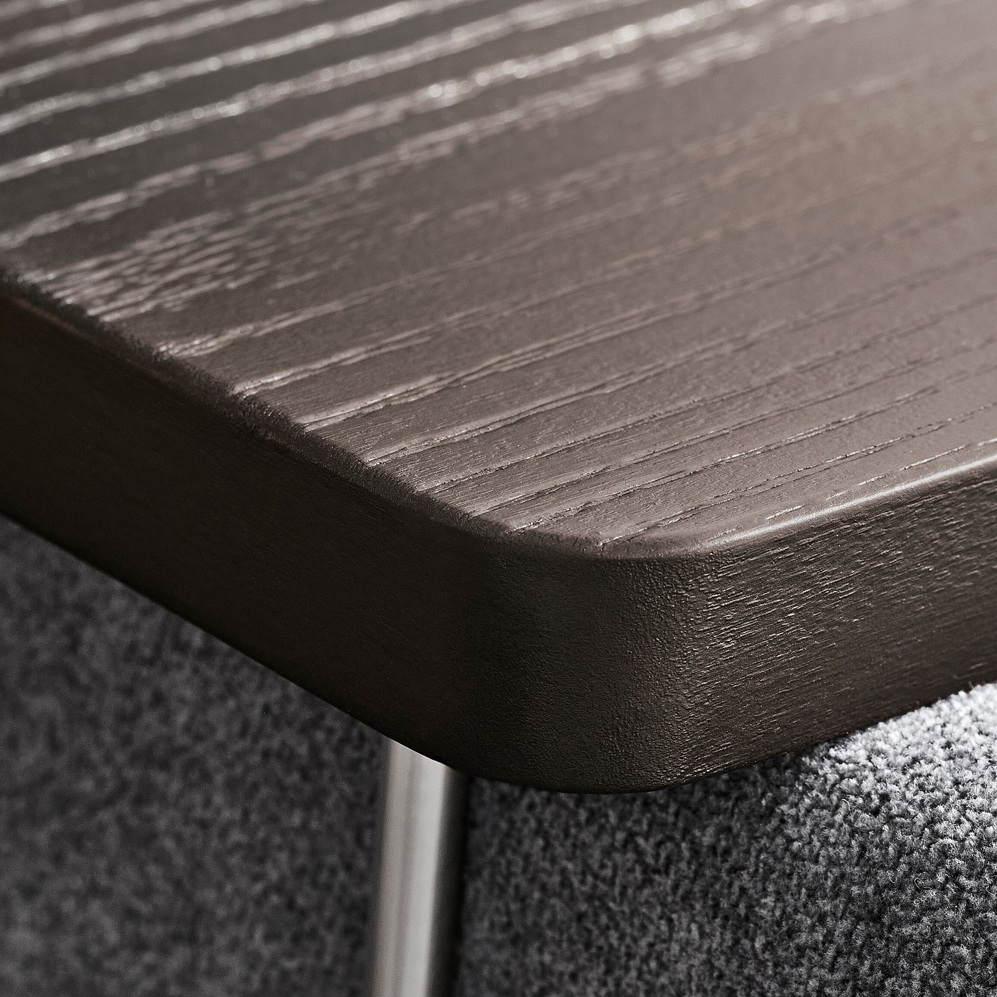 TRANERED Armrest tray, dark brown