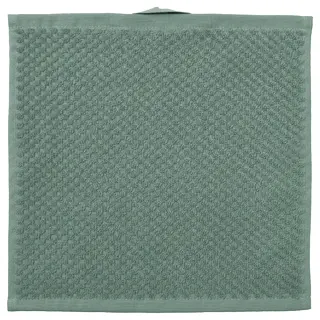 GULVIAL washcloth, turquoise, Length 30 x Width 30 cm