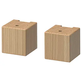 VEDHAMN front leg, oak, 8 cm