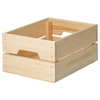 KNAGGLIG box, pine, 23x31x15 cm