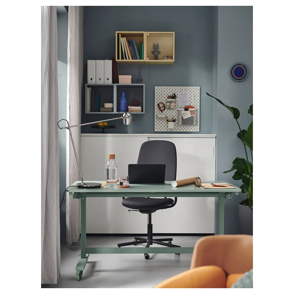 SKÅDIS Pegboard combination, white, 56x56 cm