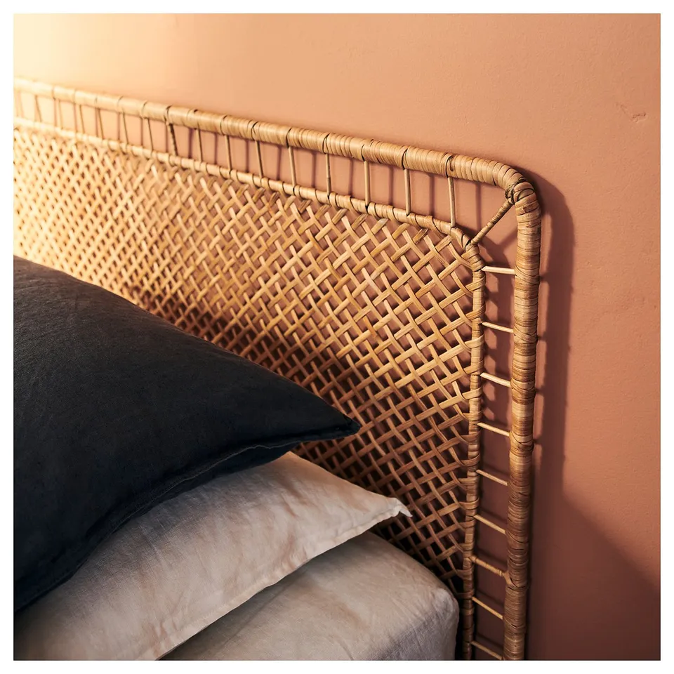 part: VEVELSTAD bed frame with 3 headboards