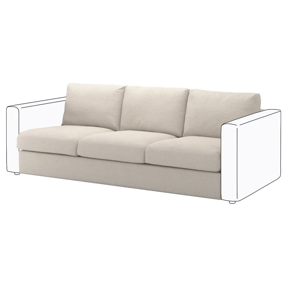 part: VIMLE cover for 3-seat section