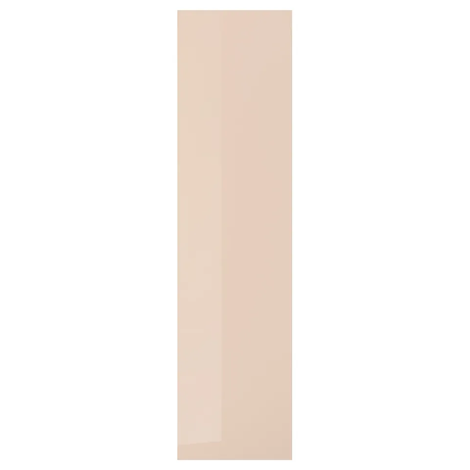 FARDAL door, light orange, high-gloss finish, rectangular shape, modern design.