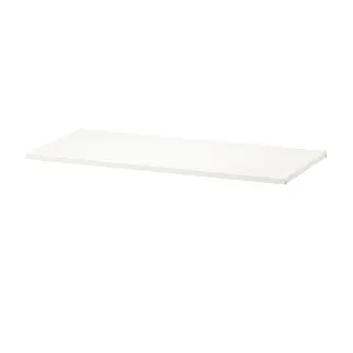 BOAXEL shelf, metal white, 80x40 cm