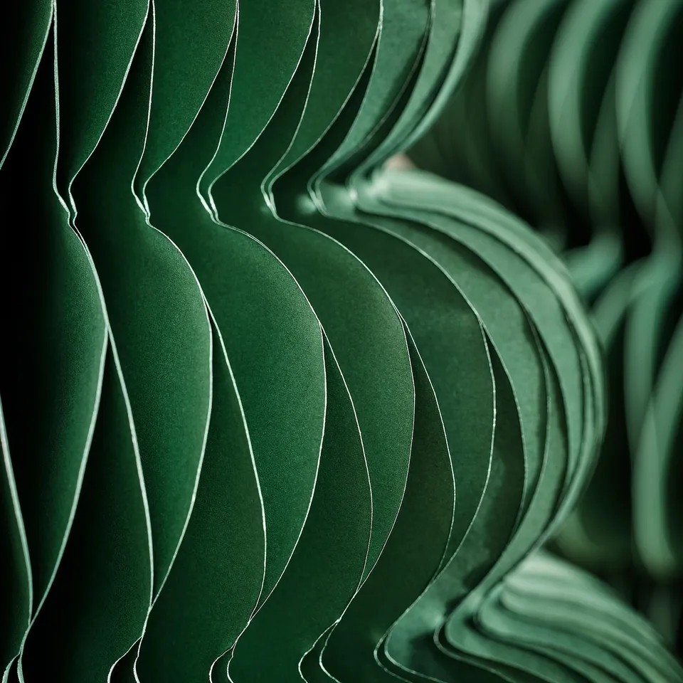 VINTERFINT Decoration, Christmas tree shaped green, 36x24 cm