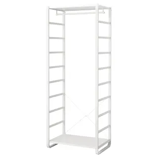ELVARLI wardrobe combination, white, 84x55x216 cm