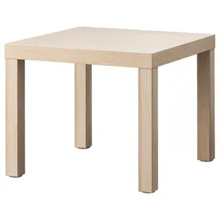LACK side table, white stained oak effect, 55x55 cm