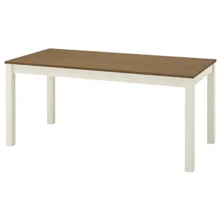 ÅLHULT table, beige/brown, 170x80 cm