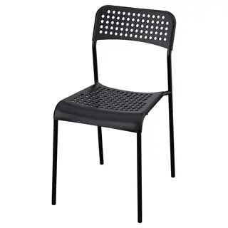 SANDSBERG chair, black, Width 39 x Depth 47 x Height 77 cm