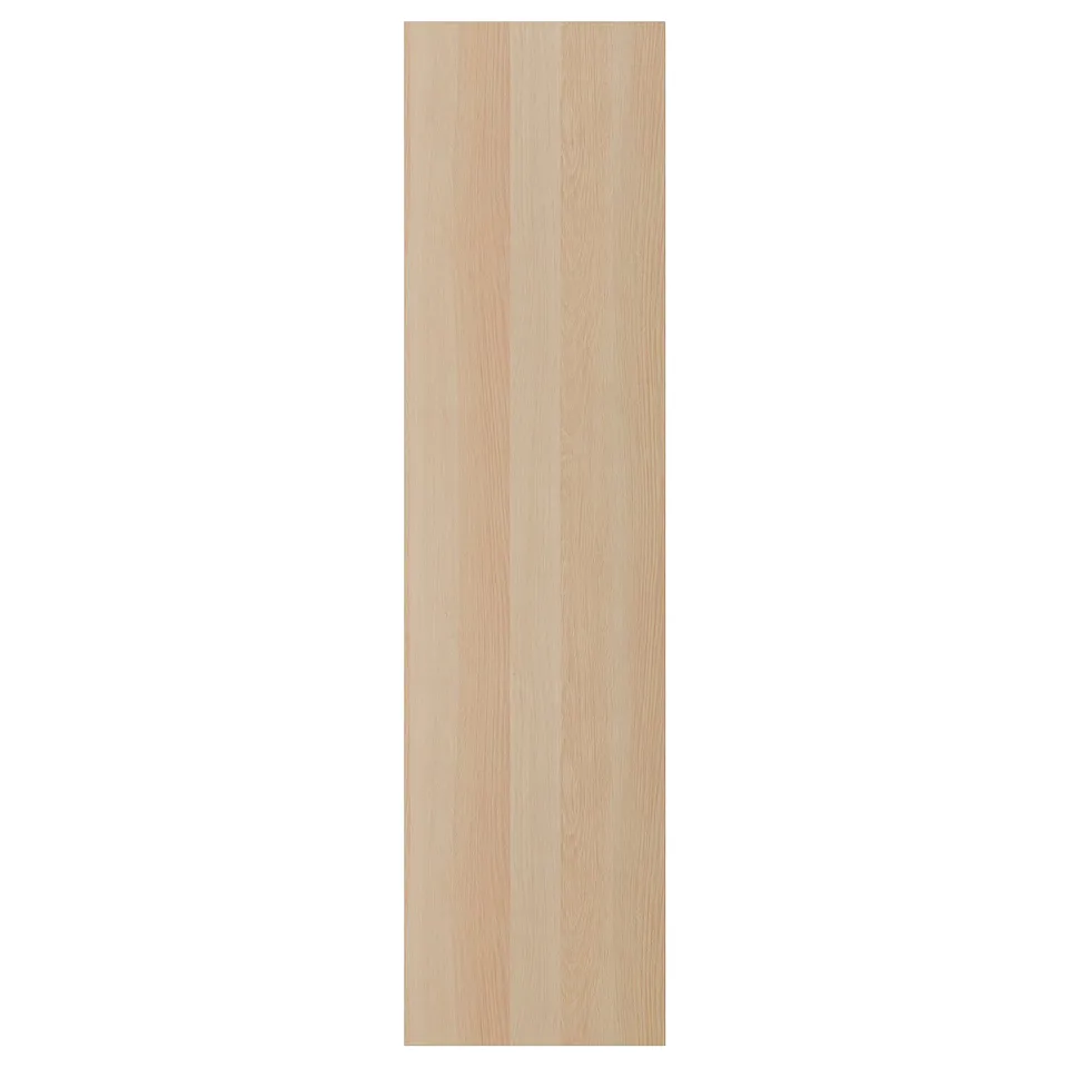 FORSAND wooden door by IKEA. Light-colored, rectangular, with vertical grain pattern.