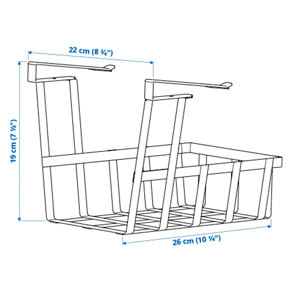 Illustration with measurements for the product: PÅLYCKE.