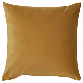 SANELA cushion cover, yellow-brown, 50x50 cm