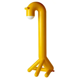 GREJSIMOJS LED decoration lighting, floor, giraffe/yellow battery-operated, Height 75 x Width 38 cm