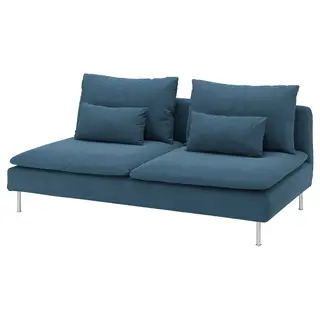 SÖDERHAMN cover for 3-seat section, Tallmyra blue