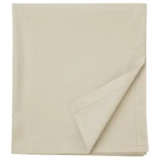 DVALA flat sheet, beige, 240x260 cm