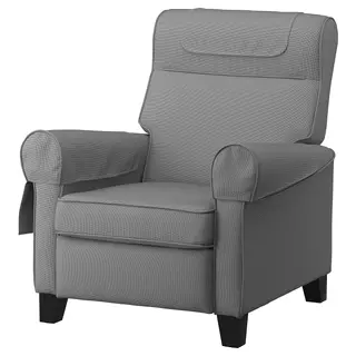 MUREN recliner, Remmarn light grey, Width 85 x Depth 94 x Height 97 cm