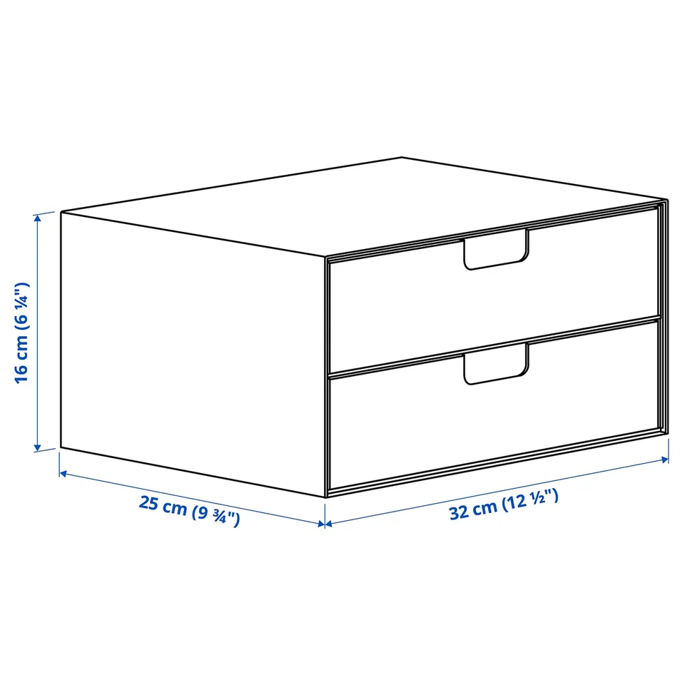 Illustration with measurements for the product: FJÄDERHARV.