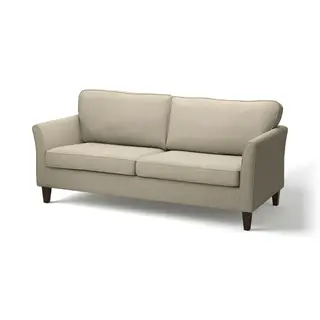 EKHOLMA cover for 3-seat sofa, Hemmesta grey-beige