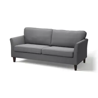 EKHOLMA 3-seat sofa, Hakebo dark grey, Depth 85 x Width 207 cm