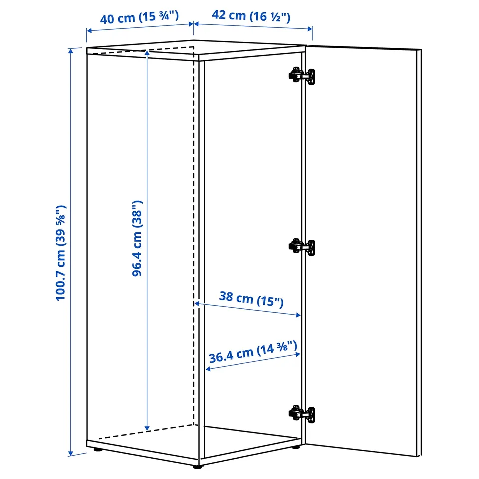 part: LASTARE frame with door