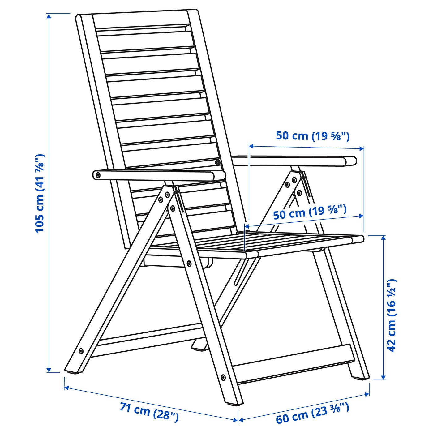 Illustration with measurements for the product: NÄMMARÖ.