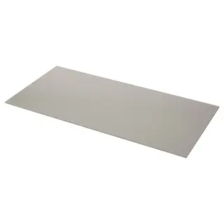 LOCKEBO custom made worktop, light grey stone effect/glass composite, 1 m²x2.0 cm