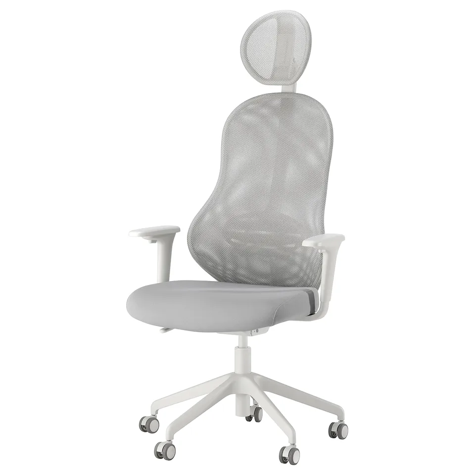 UTKLASSNING Gaming chair, Gräsnäs grey/white