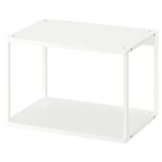 PLATSA open shelving unit, white