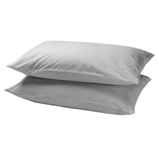 DVALA pillowcase, light grey, 50x80 cm