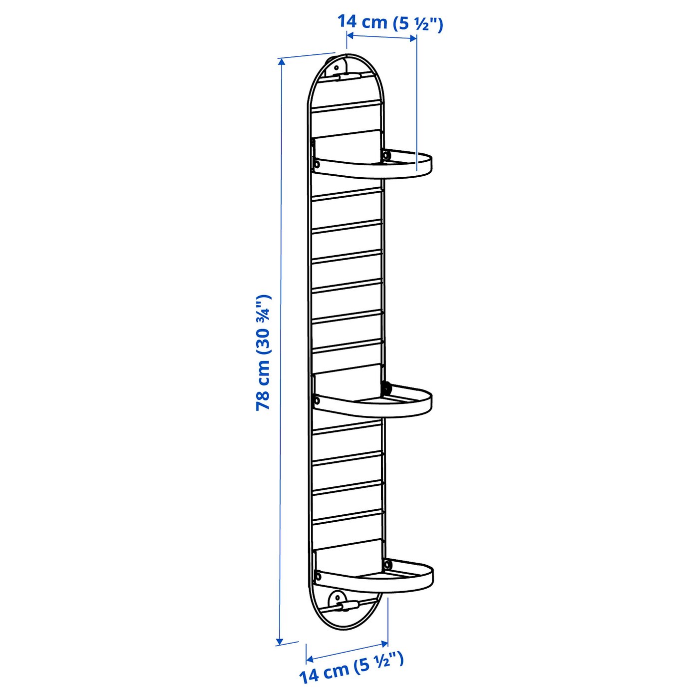part: SKUGGRÖNA wall mounted plant stand