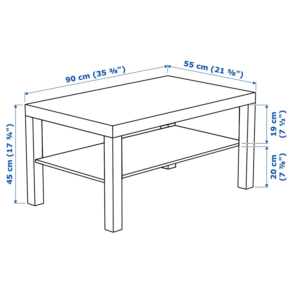 part: LACK coffee table