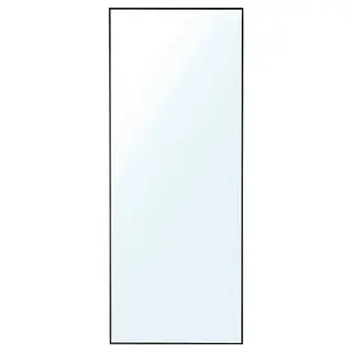 HOVET mirror, black, 78x196 cm