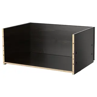 BESTÅ drawer frame, black-brown, 60x25x40 cm
