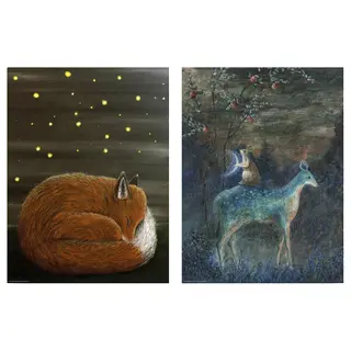 BILD poster, sleeping by lights of the night, Width 30 x Height 40 cm