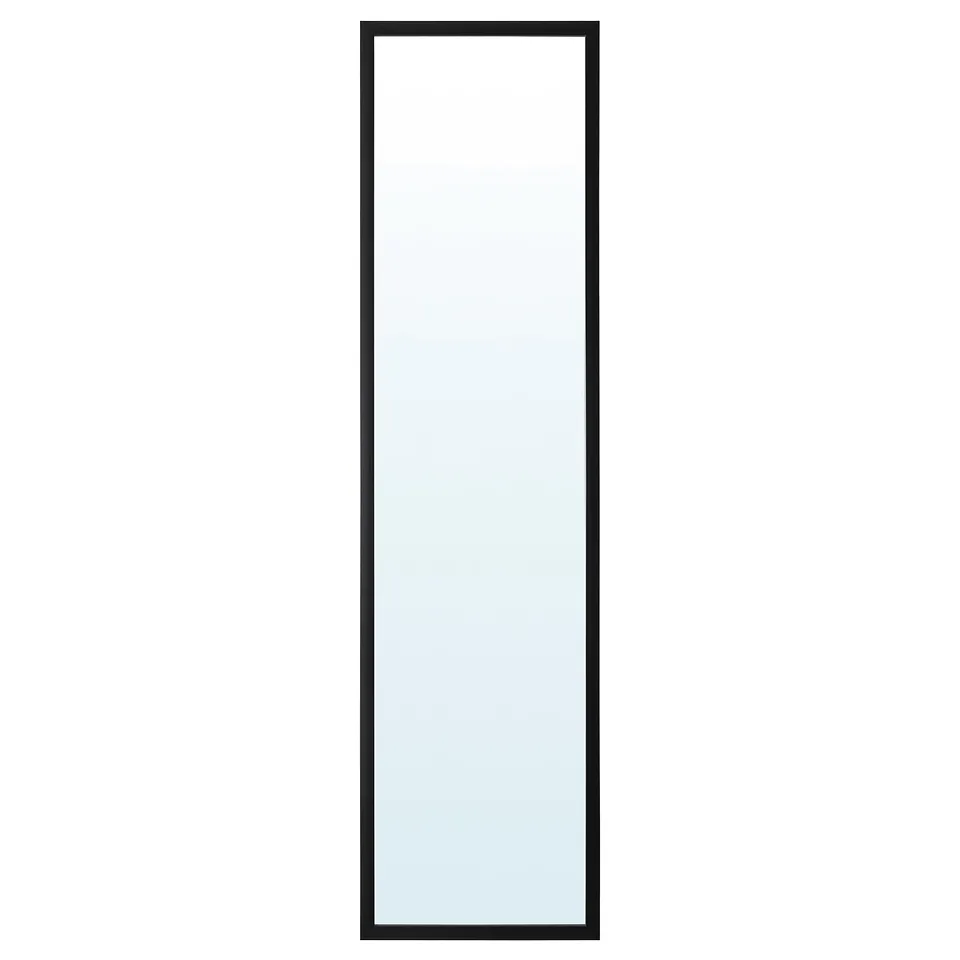 LILJETRÄD Mirror, black, 30x115 cm
